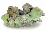 Sparkly Botryoidal Green Wavellite Formation - Arkansas #280727-1